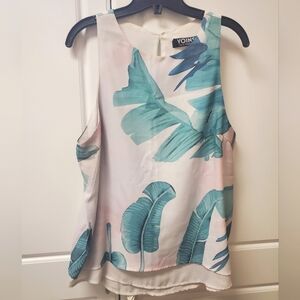 YOINS Sleeveless Tropical Top